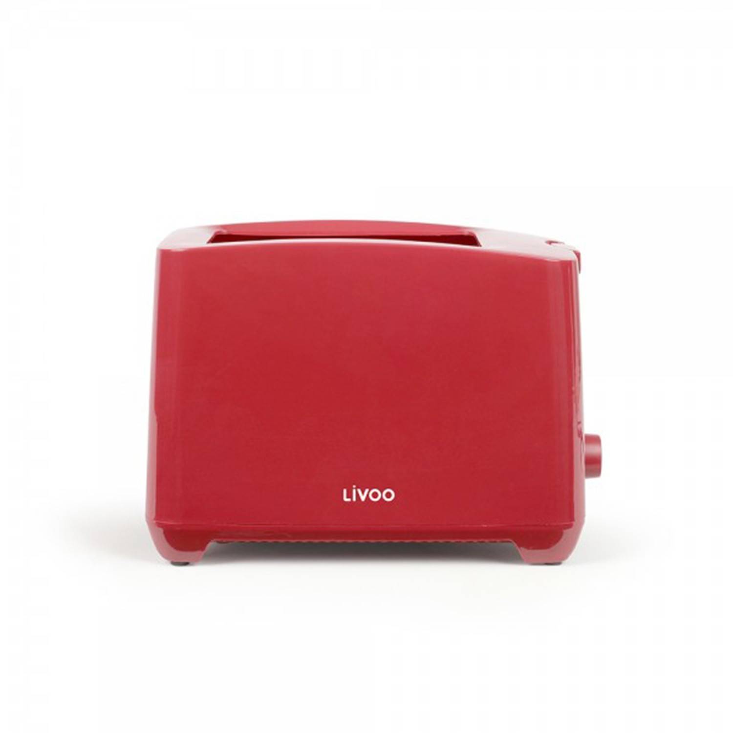 Livoo - Grille-pain 2 fentes - Livoo DOD - 650-750 W - décongélation, réchauffage, arrêt manuel - Tiroir ramasse-miettes - Rouge chili - Image 1
