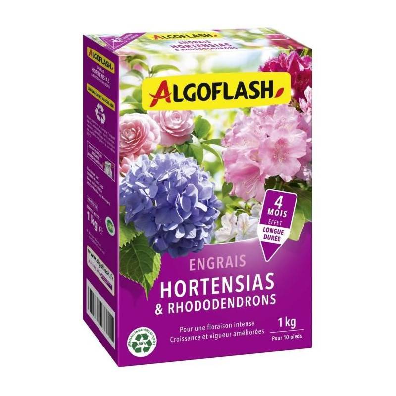 Algoflash Naturasol - Engrais Hortensias Et Rhododendrons - Algoflash Naturasol - 1 Kg - Imagen 1