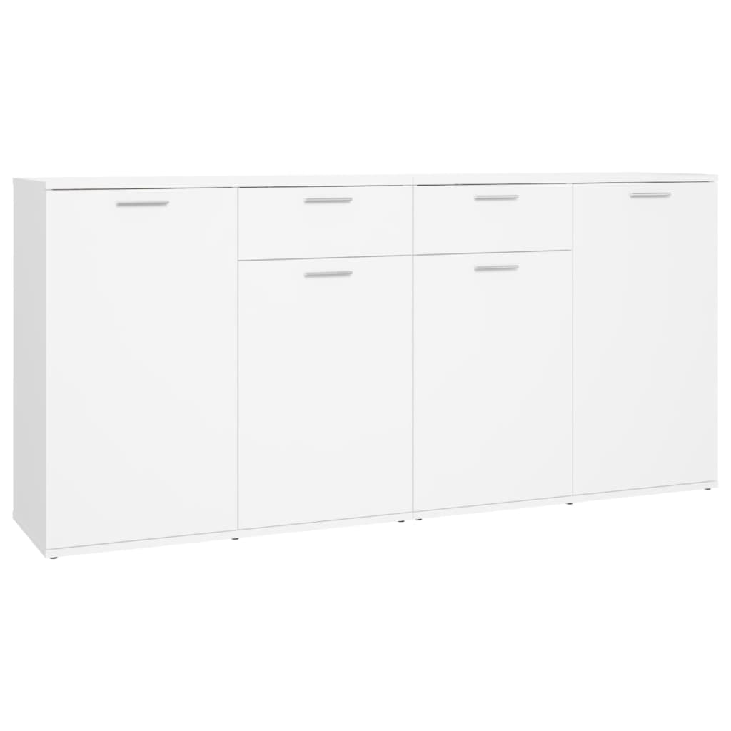 Vidaxl - Buffet Blanc 160x36x75 cm Bois d'ingénierie - vidaXL - Imagen 1