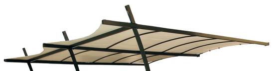 Couleurs du monde - Toile 350g/m² coloris écru en polyester et PVC pour pergola Sydney - Image 3