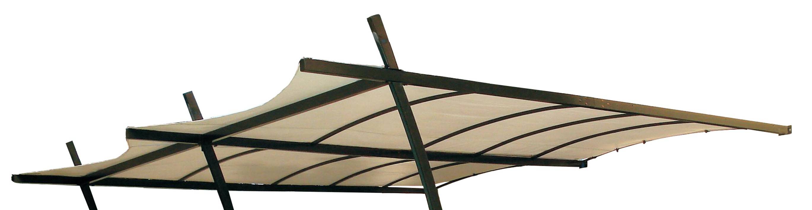 Couleurs du monde - Toile 350g/m² coloris écru en polyester et PVC pour pergola Sydney - Image 3