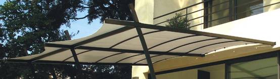 Couleurs du monde - Toile 350g/m² coloris écru en polyester et PVC pour pergola Sydney - Image 2