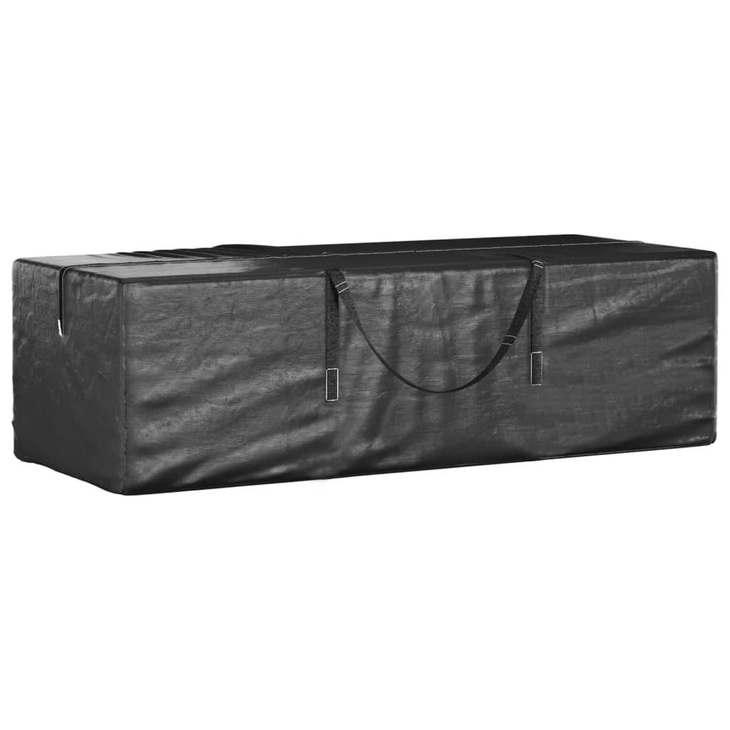 Sac de rangement sapin polyéthylène noir 135 x 40 x 55 cm - PANGIVO - Image 1