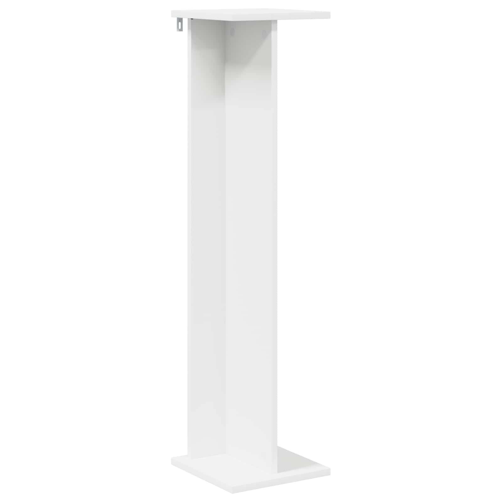 ComfortXL - Étagère Porte-Plantes Bois Intérieur Présentoir Multi-Niveaux Blanc 25x100cm - ComfortXL Outdoor Living - Image 2
