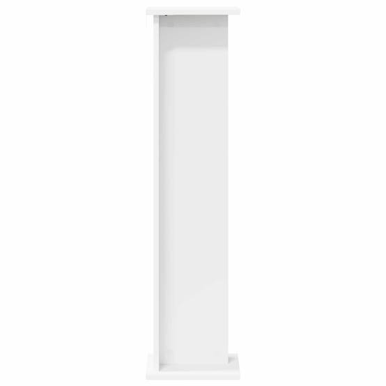 ComfortXL - Étagère Porte-Plantes Bois Intérieur Présentoir Multi-Niveaux Blanc 25x100cm - ComfortXL Outdoor Living - Image 5