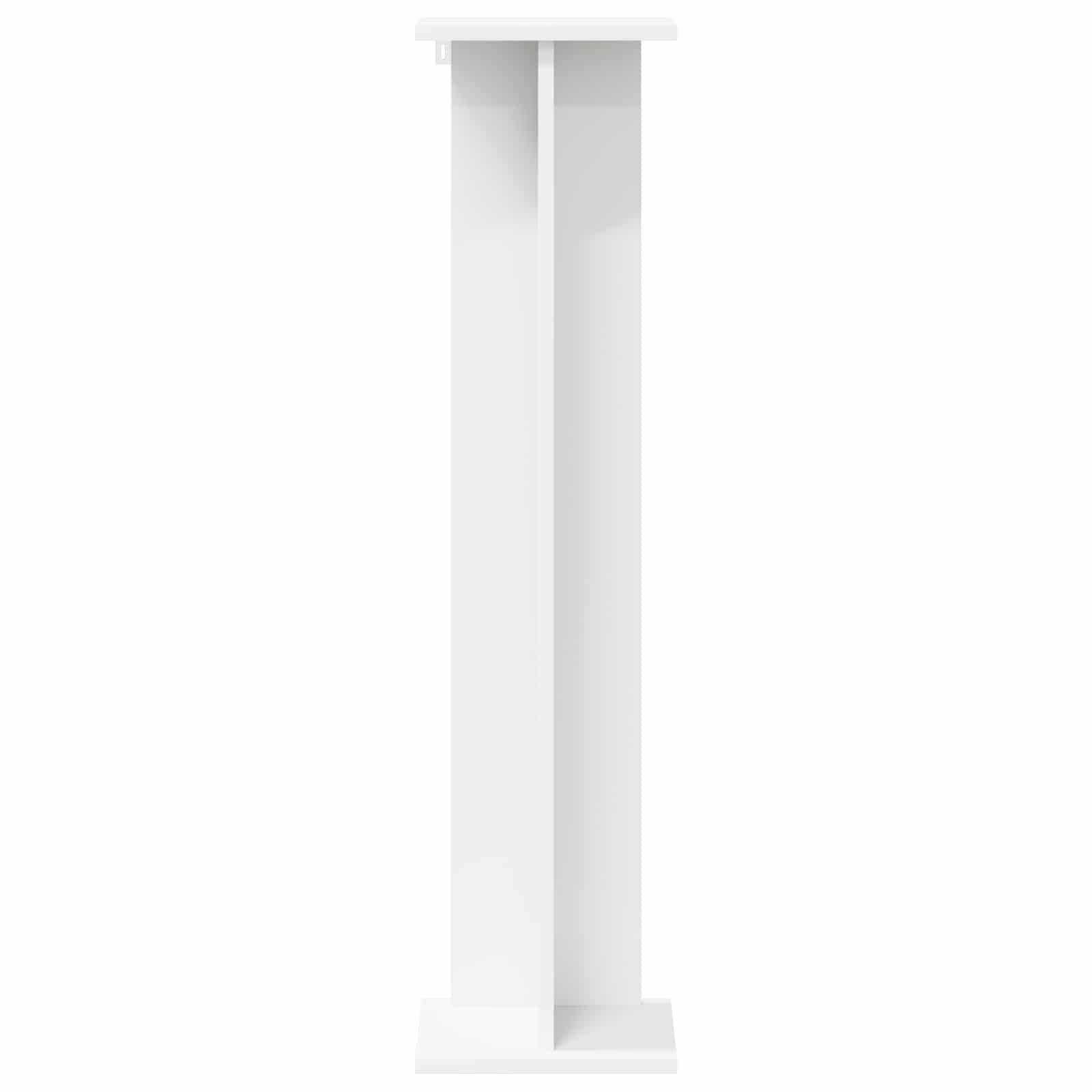 ComfortXL - Étagère Porte-Plantes Bois Intérieur Présentoir Multi-Niveaux Blanc 25x100cm - ComfortXL Outdoor Living - Image 4