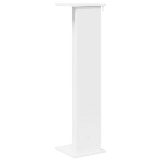 ComfortXL - Étagère Porte-Plantes Bois Intérieur Présentoir Multi-Niveaux Blanc 25x100cm - ComfortXL Outdoor Living - Image 6