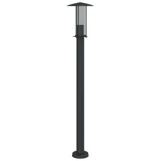 Lampadaire de jardin - Lampadaire d'extérieur noir 100 cm acier inoxydable-JU1060 - Image 6