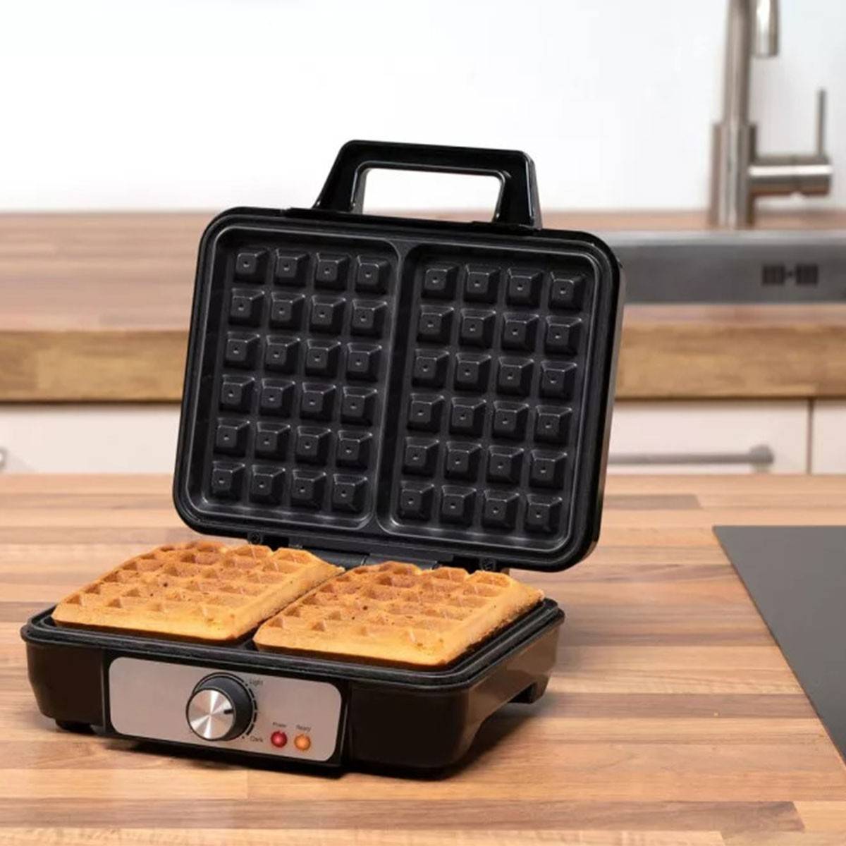 Alpina - Appareil à gaufres 1000W 2 Plaques Révetement Anti-adhésif ALPINA - Imagen 5