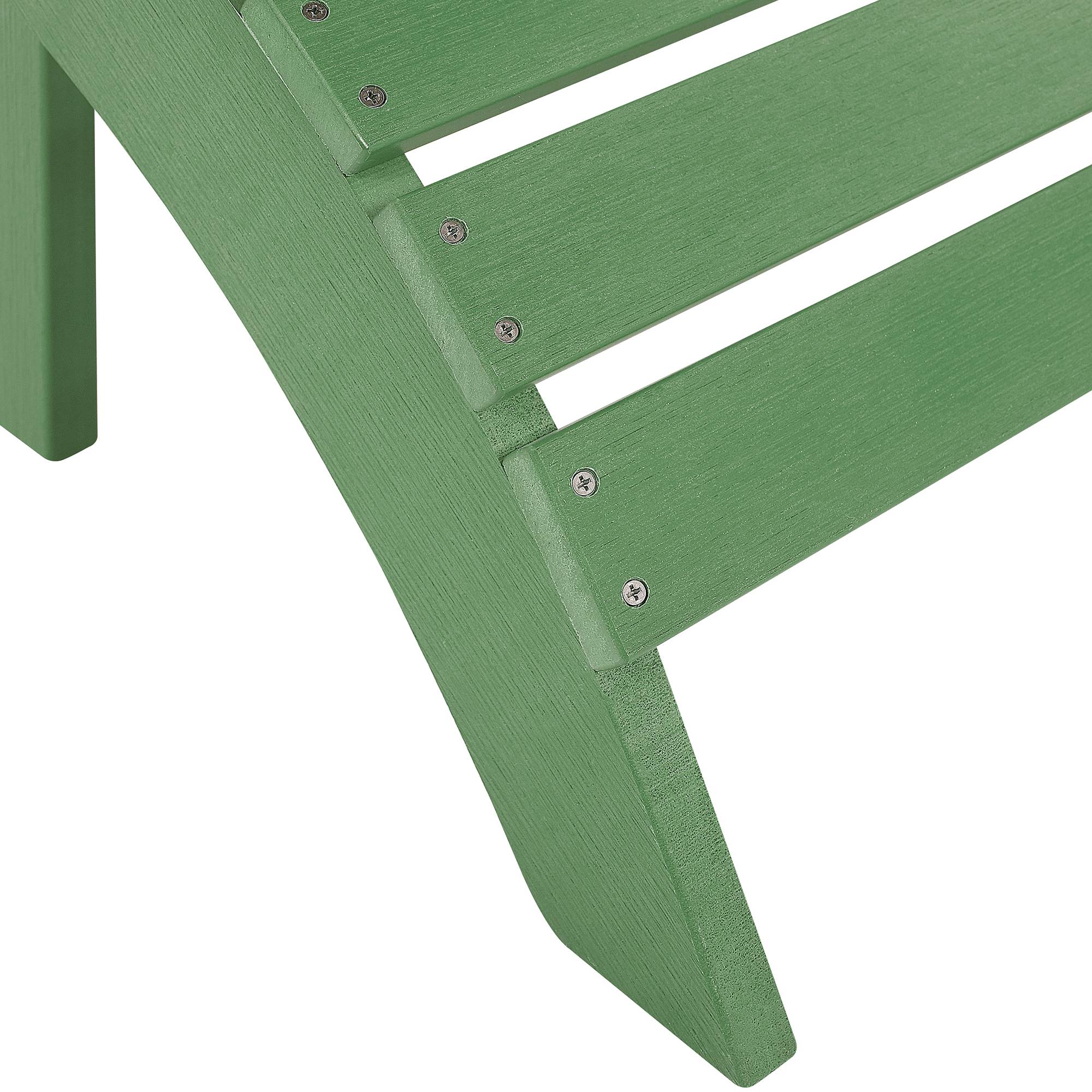 Beliani - Repose-pied Bois synthétique Vert ADIRONDACK - Beliani - Imagen 6