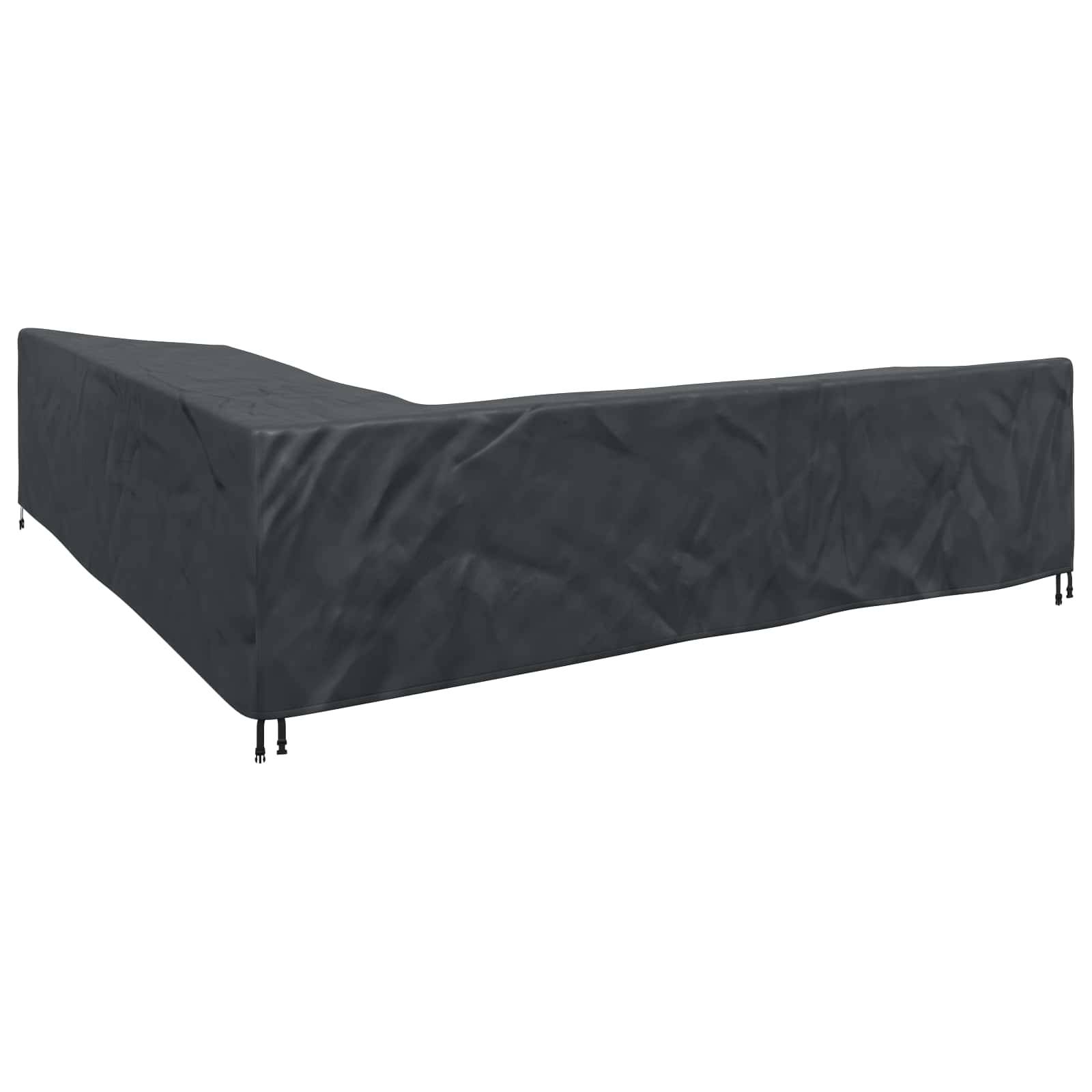 Housse de meubles tissu Oxford noir 300 x 300 x 80 cm - PANGIVO - Image 6