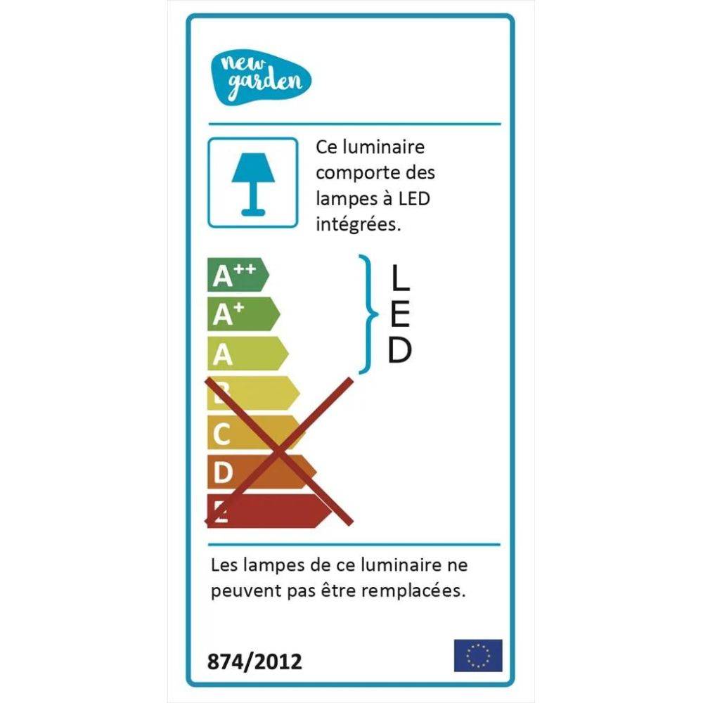 Lampadaire extérieur à led Kaktus 100 cm Alimentation électrique - Imagen 4