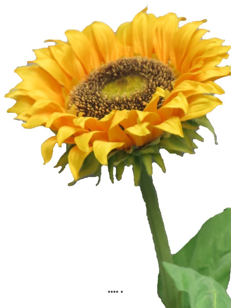 Artificielles - Tournesol artificiel en branche H 77 cm - BEST - Imagen 3