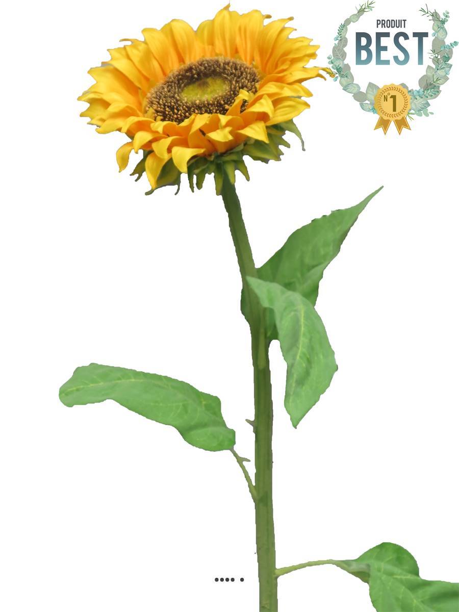 Artificielles - Tournesol artificiel en branche H 77 cm - BEST - Imagen 1