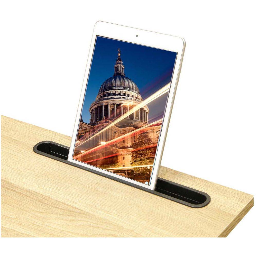 The Home Deco Factory - Table d'appoint en bois et métal avec support tablette - Image 4