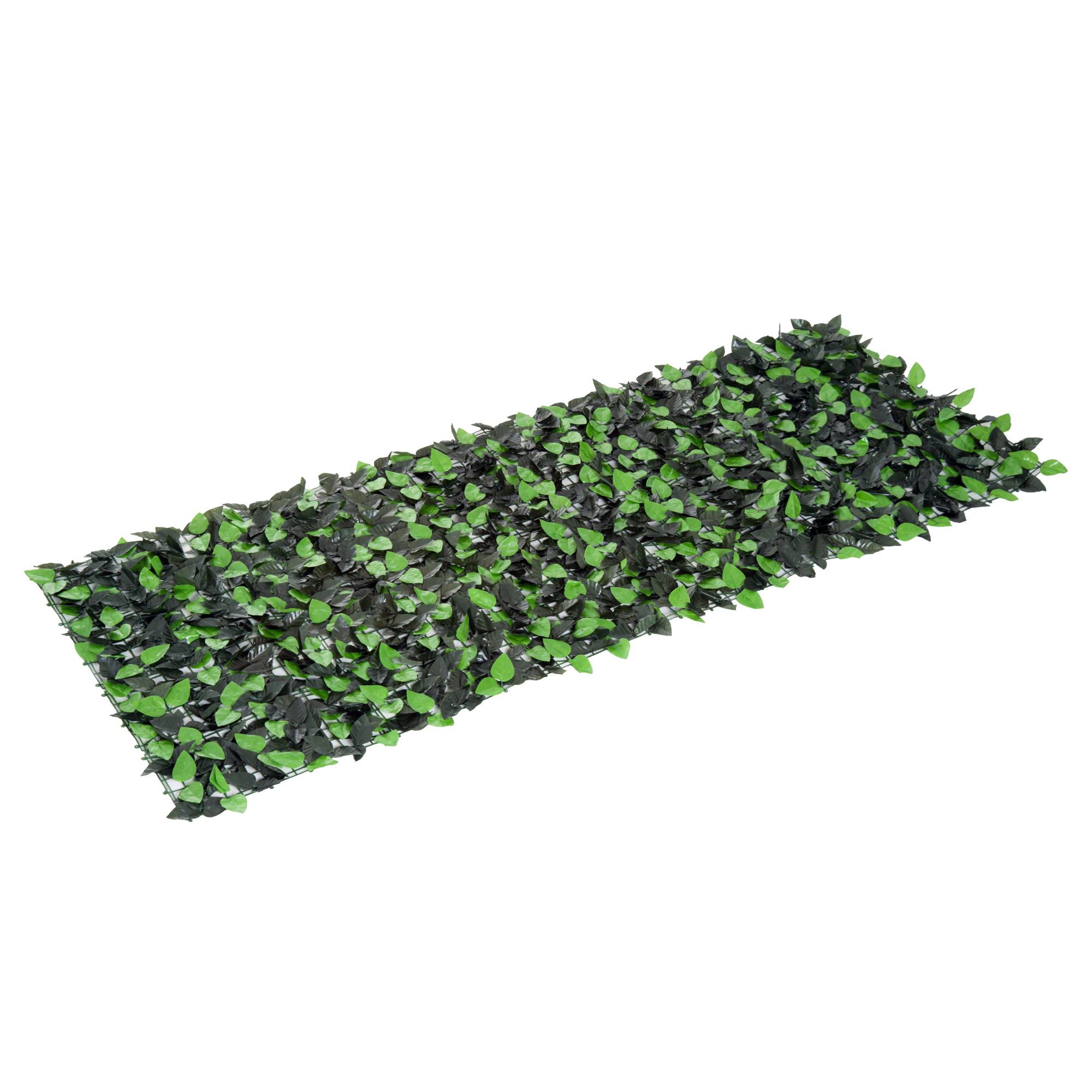 ComfortXL - Haie artificielle PE vert foncé 300 x 100 cm balcon terrasse jardin brise-vue découpable effet naturel - Image 2