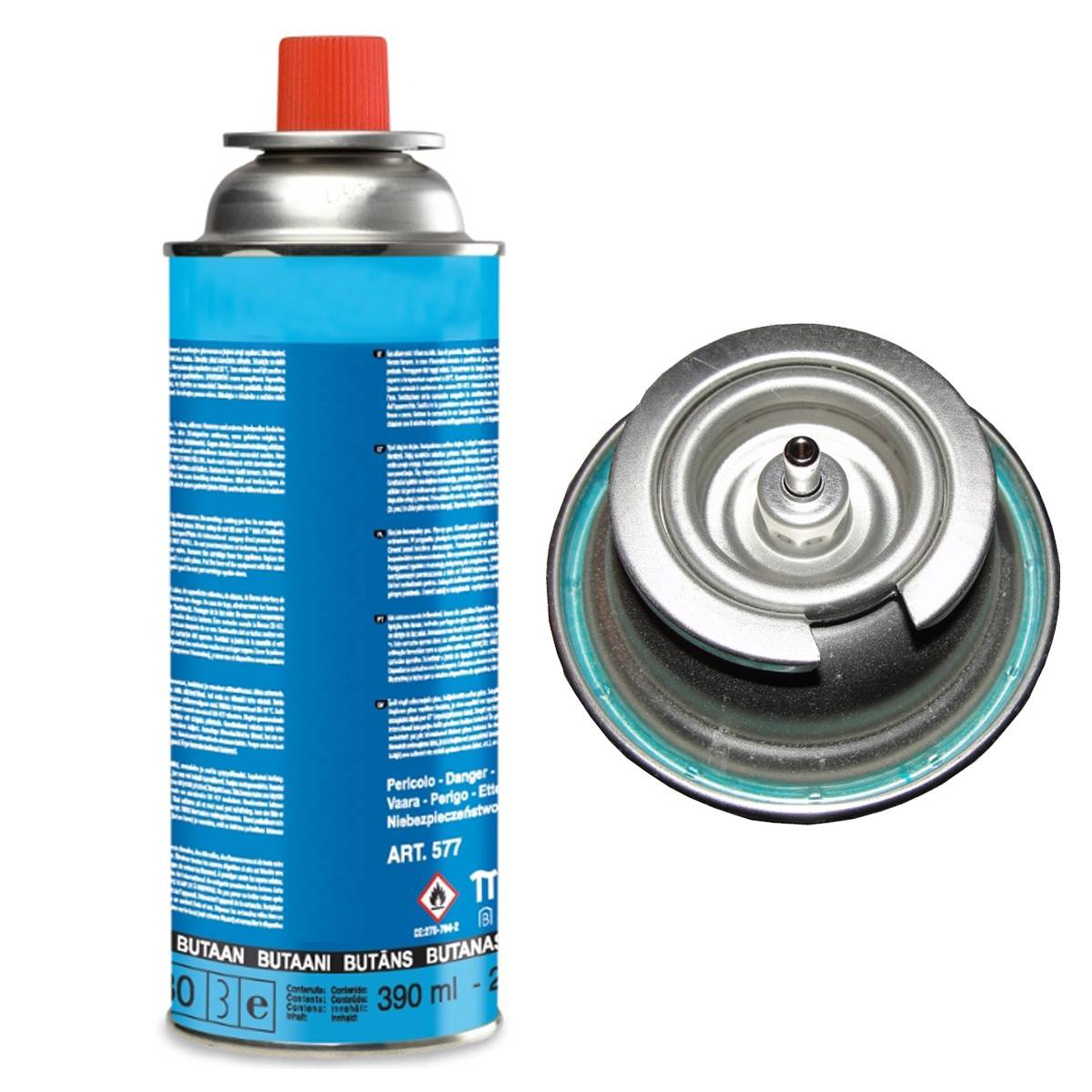 Plancha à gaz portable 2300W + 4 cartouches de gaz + Valise de transport KEMPER - Imagen 5