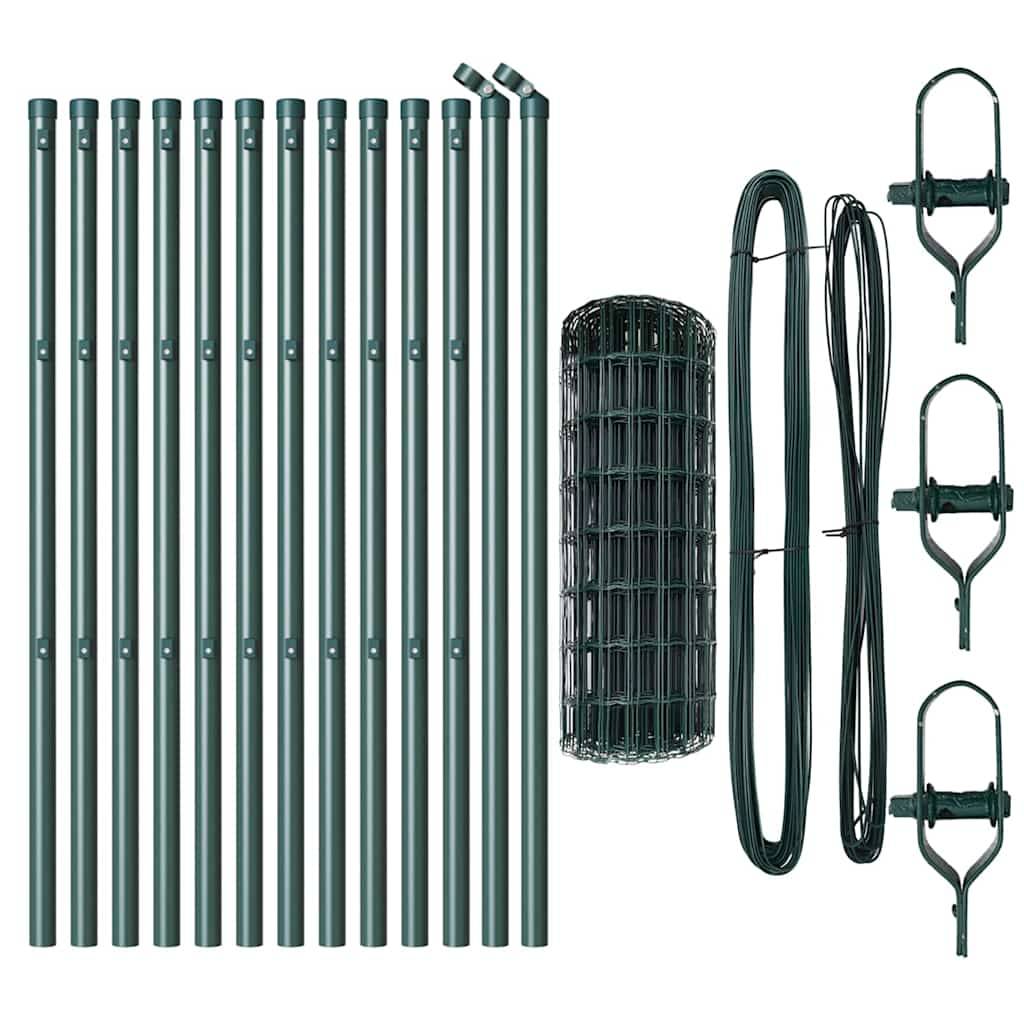 PANGIVO - Clôture acier PVC verte 0,4 x 25 m, Poids :16.65kg - PANGIVO - Image 5