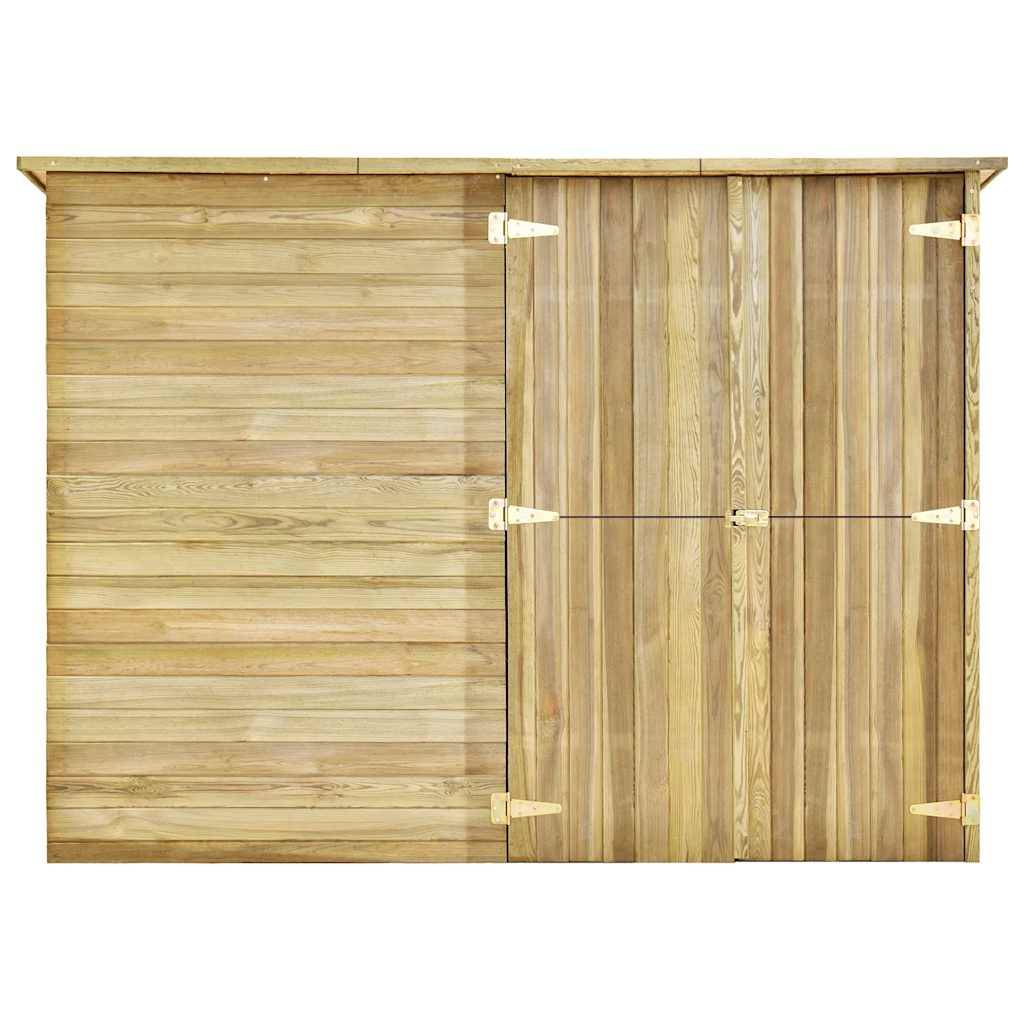 Vidaxl - Abri de jardin 232x110x170 cm Bois de pin imprégné 2.6m² vidaXL 46363 - Imagen 8