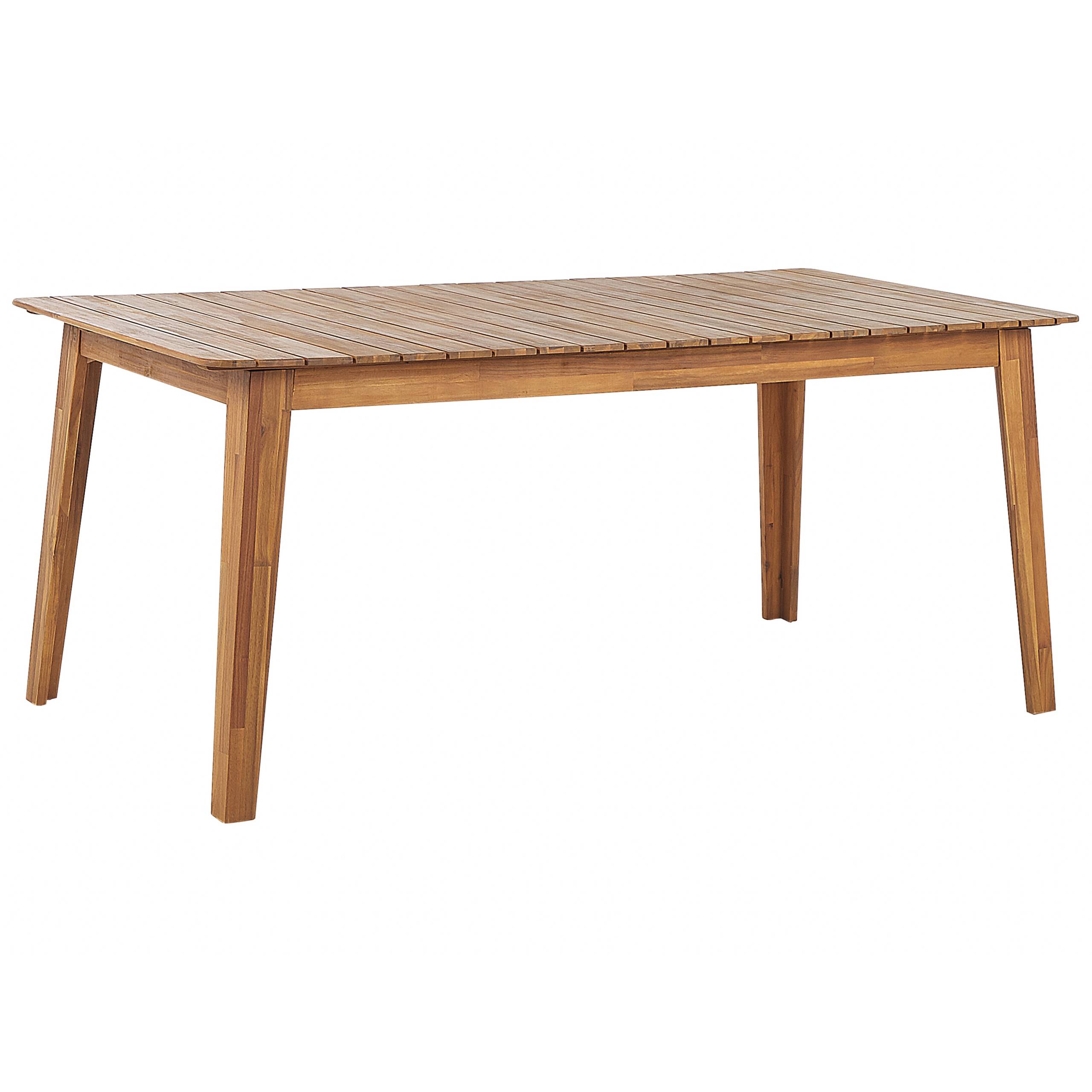 Beliani - Set de salle à manger, 6 Personnes Acacia Marron FORNELLI - Beliani - Imagen 7