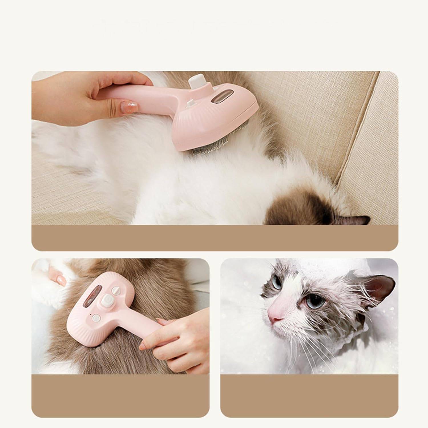 DtopbuyAge - Brosse vapeur pour chat et chien - Toilettage et massage DtopbuyAge - Image 3