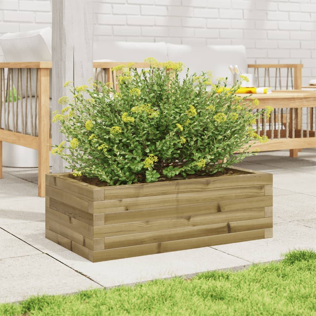 Maison Chic - Jardinière, Bac à fleurs, Pot de fleurs 70x40x23 cm bois de pin imprégné - Imagen 3