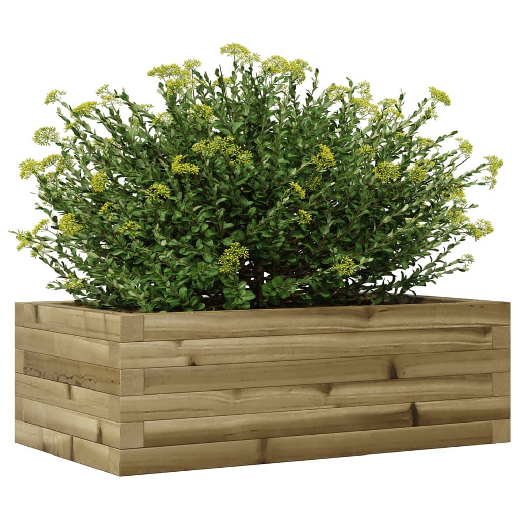 Maison Chic - Jardinière, Bac à fleurs, Pot de fleurs 70x40x23 cm bois de pin imprégné - Imagen 4