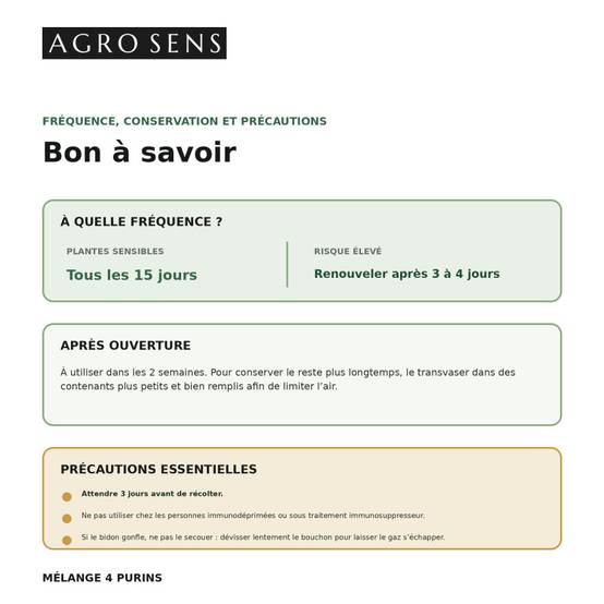 Mélange de 4 purins concentré, consoude, prêle, bardane et sauge - 5 Litres - Image 7