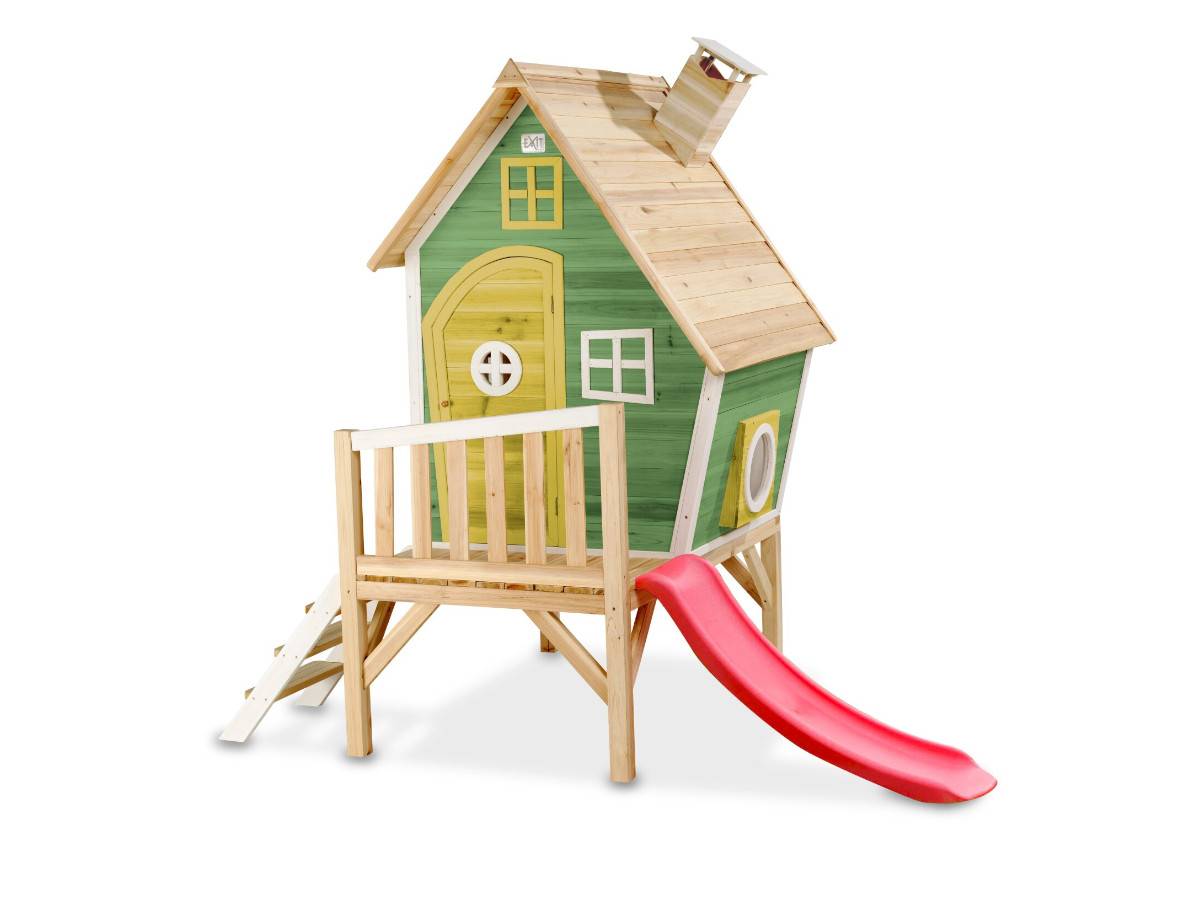 Exit Toys - Maisonnette en bois pour enfants Fantasia 300 Vert - Exit Toys - Imagen 1