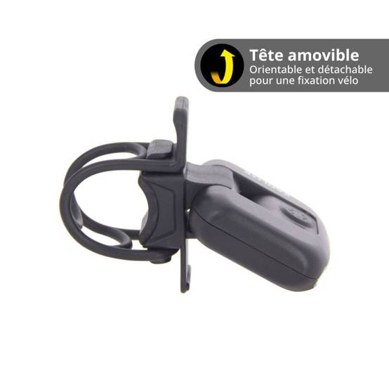Xanlite - Lampe frontale LED 2 en 1 pour vélo rechargeable USB, 170 Lumens - FR200VEL - Image 3