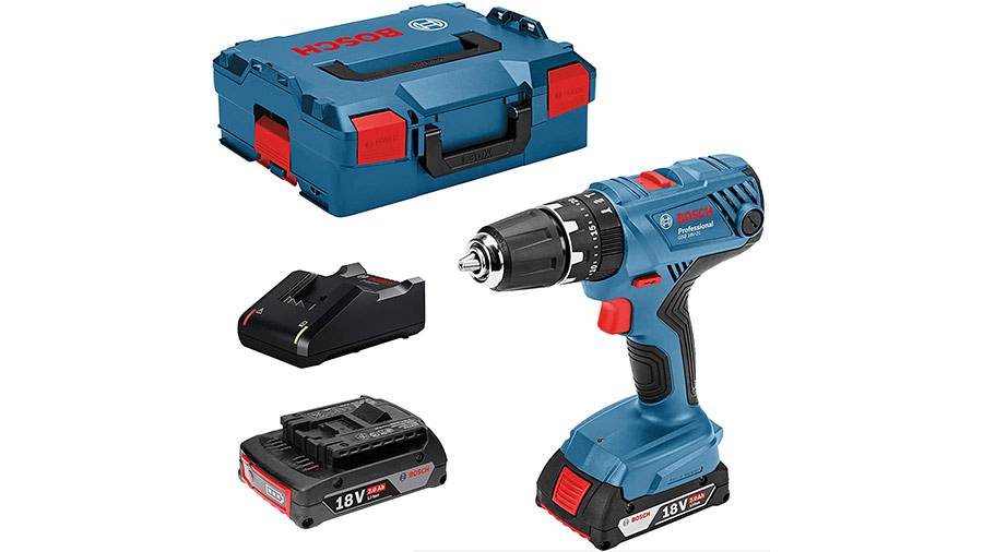 Bosch - Perceuse Visseuse GSR 18V-21 - BOSCH - avec 2 batteries 18V 2,0Ah - chargeur -L-Boxx - 06019H1008 - Image 1