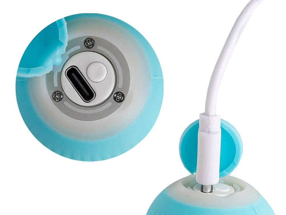 Objet pour chat chien balle d'évasion balle électrique usb vibration led - Image 2