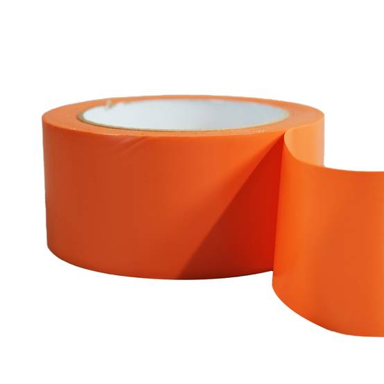 Lot de 6 Rubans adhésifs PVC orange bâtiment 75 mm x 33 m - Rouleau adhésif de chantier orange TECPLAST - Image 5