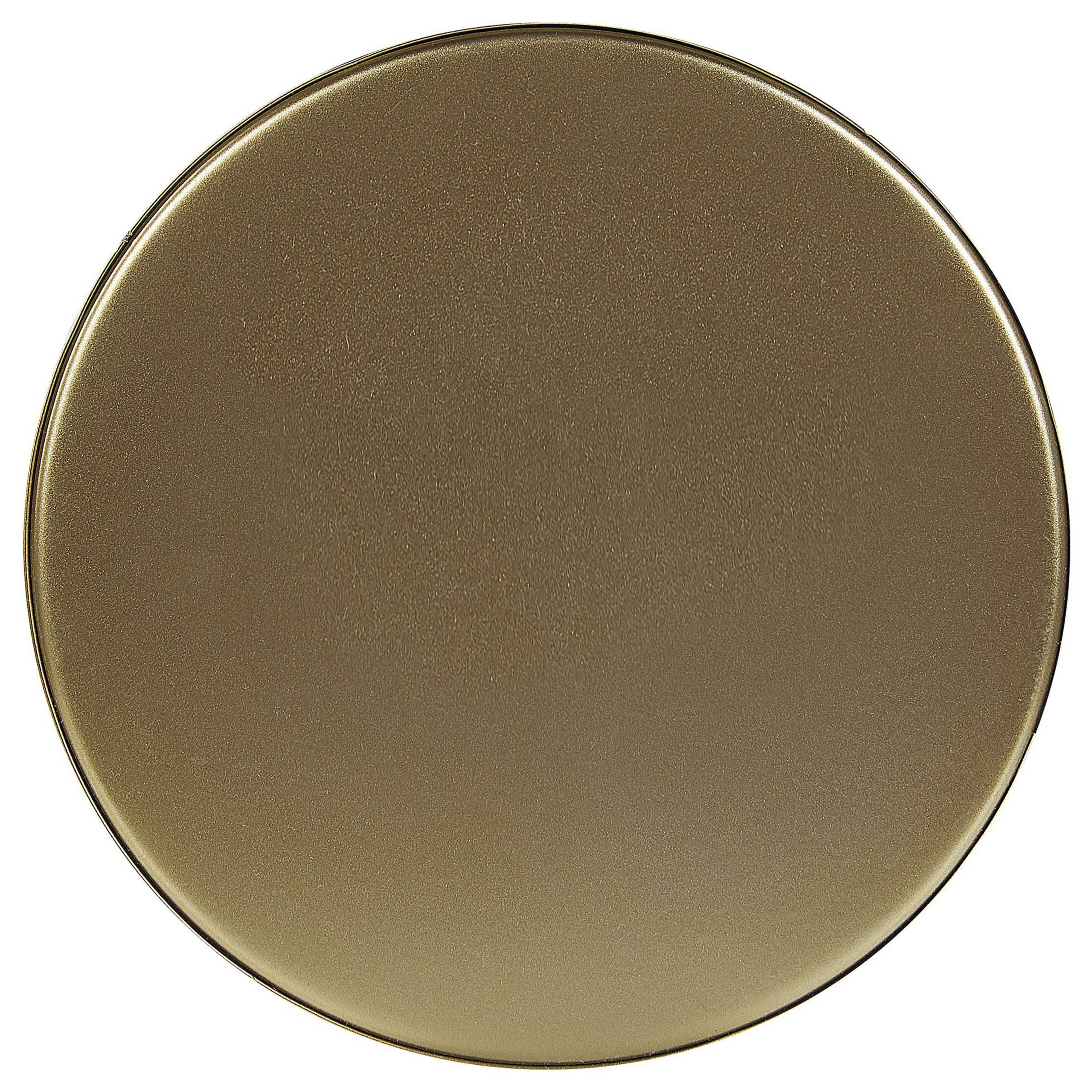 Beliani - Cache Pot de Fleurs en Acier Doré 16 cm de Diamètre et en Forme de Tambour pour Intérieur ou Extérieur Glamour Beliani - Imagen 5