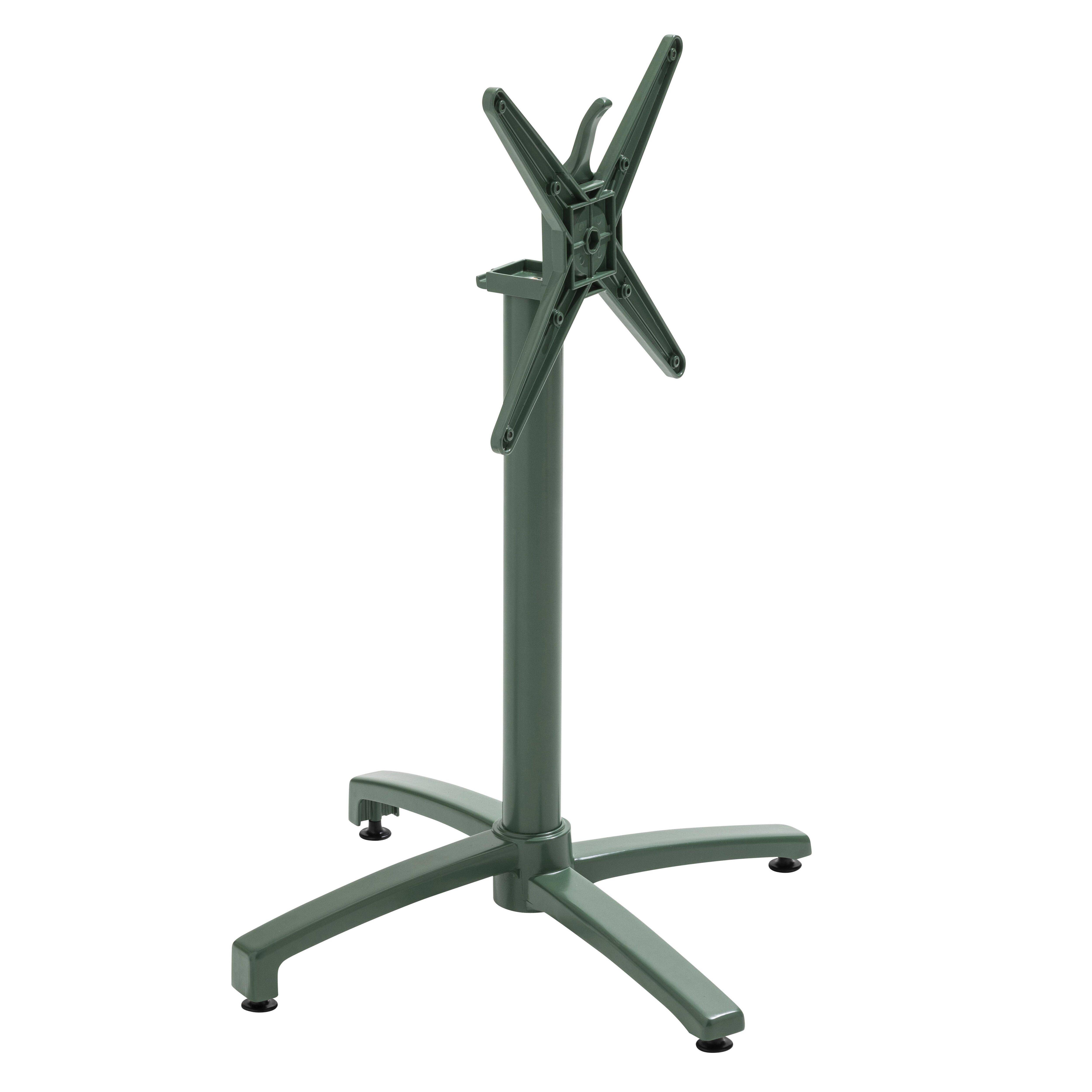 Oviala - Table inclinable de terrasse 60 x 60 cm vert foncé Almada - Oviala - Imagen 6