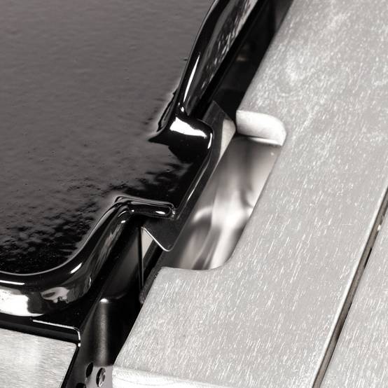 Somagic - Plancha gaz sur chariot - SOMAGIC - Métal - Argent - Image 8