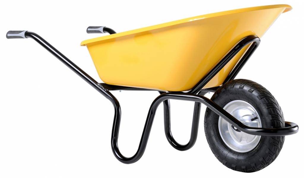 Haemmerlin - Brouette Bati Plus 110 L Reno Alpha peinte roue gonflée Haemmerlin - Image 1