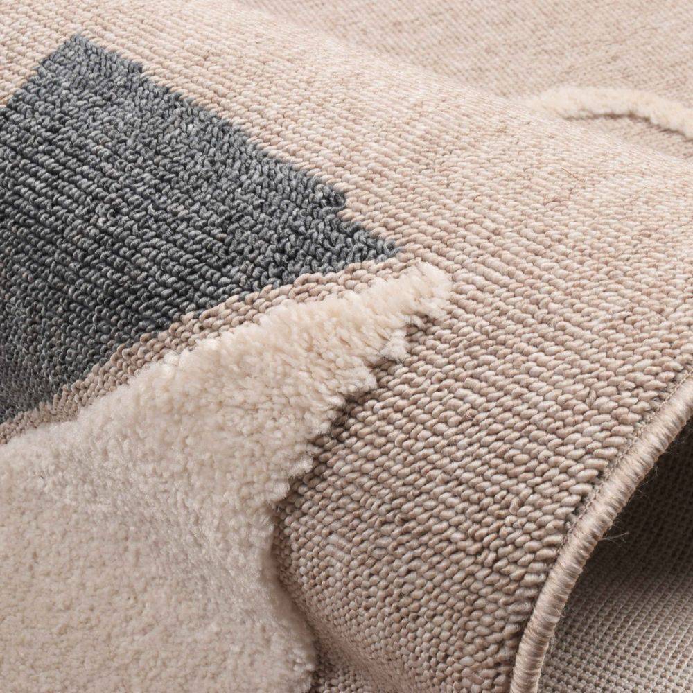 Jardindeco - Tapis intérieur en polyester Fantine cerf volant 170 x 120 cm - Imagen 3