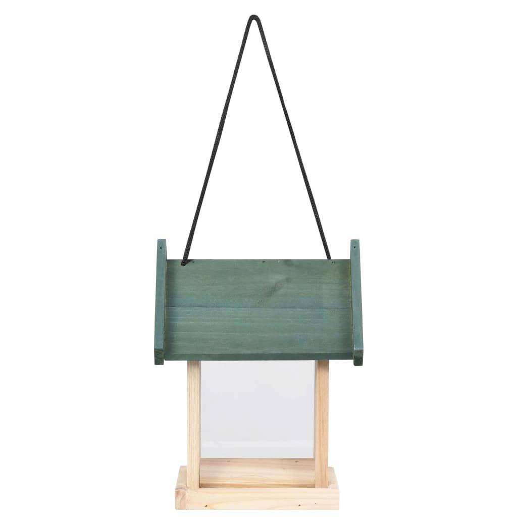 Lot de 4 Mangeoires à oiseaux en bois de sapin à suspendre pour jardin Beige – ComfortXL Pet Living - Image 5