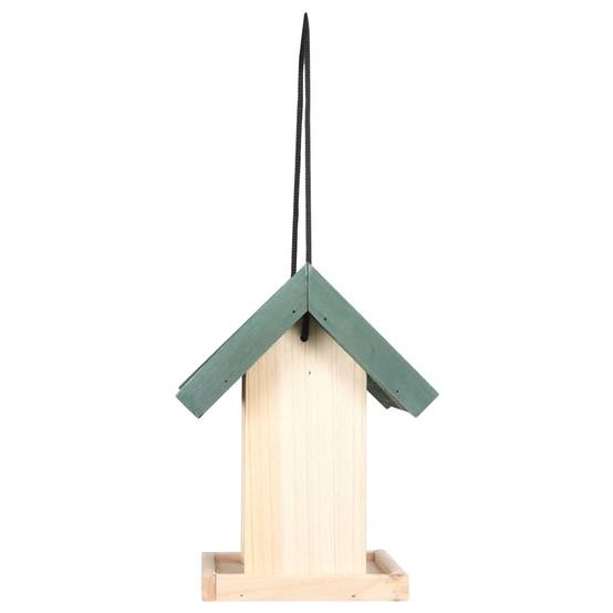 Lot de 4 Mangeoires à oiseaux en bois de sapin à suspendre pour jardin Beige – ComfortXL Pet Living - Image 6