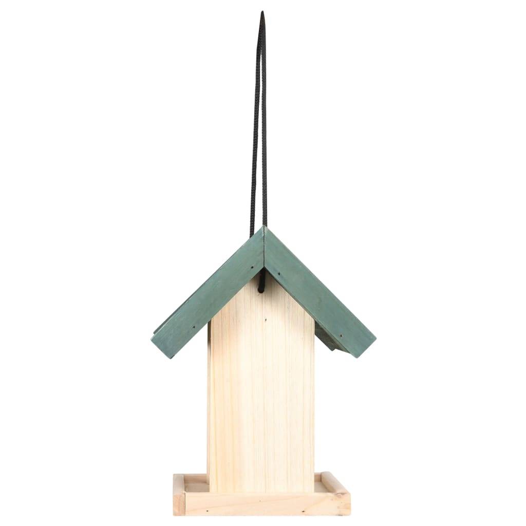Lot de 4 Mangeoires à oiseaux en bois de sapin à suspendre pour jardin Beige – ComfortXL Pet Living - Image 6