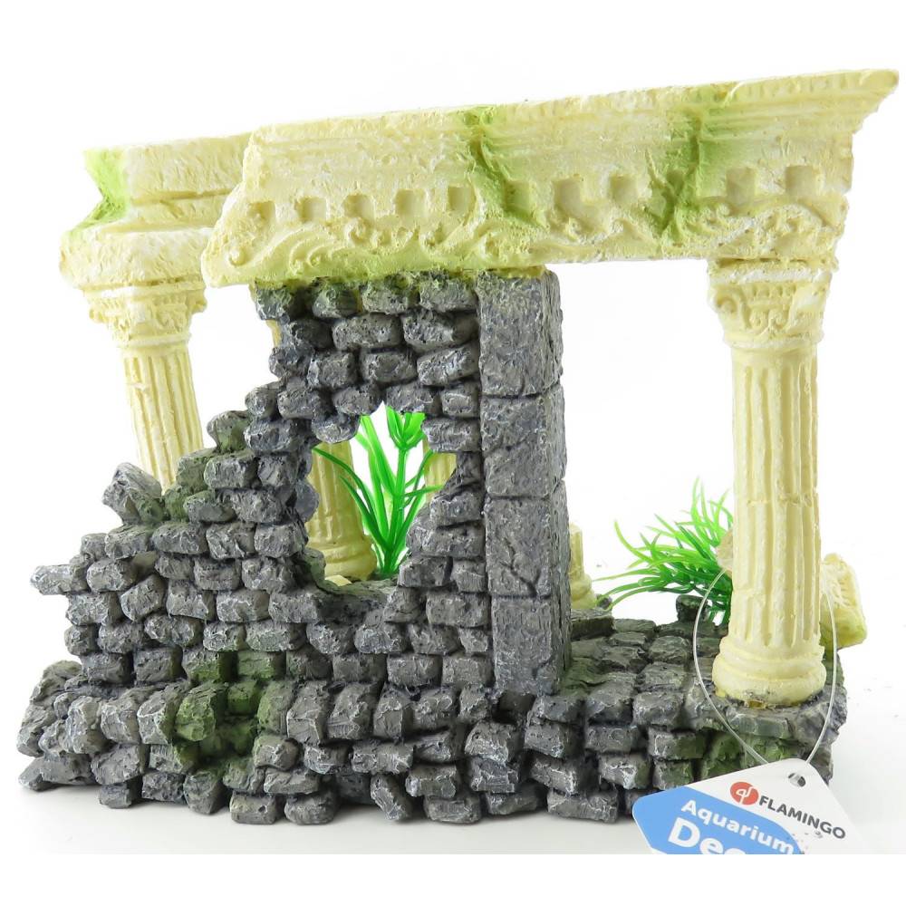 Ruine colossos colonnes. 21 x 11 x 15 cm. Décoration aquarium. - Image 5