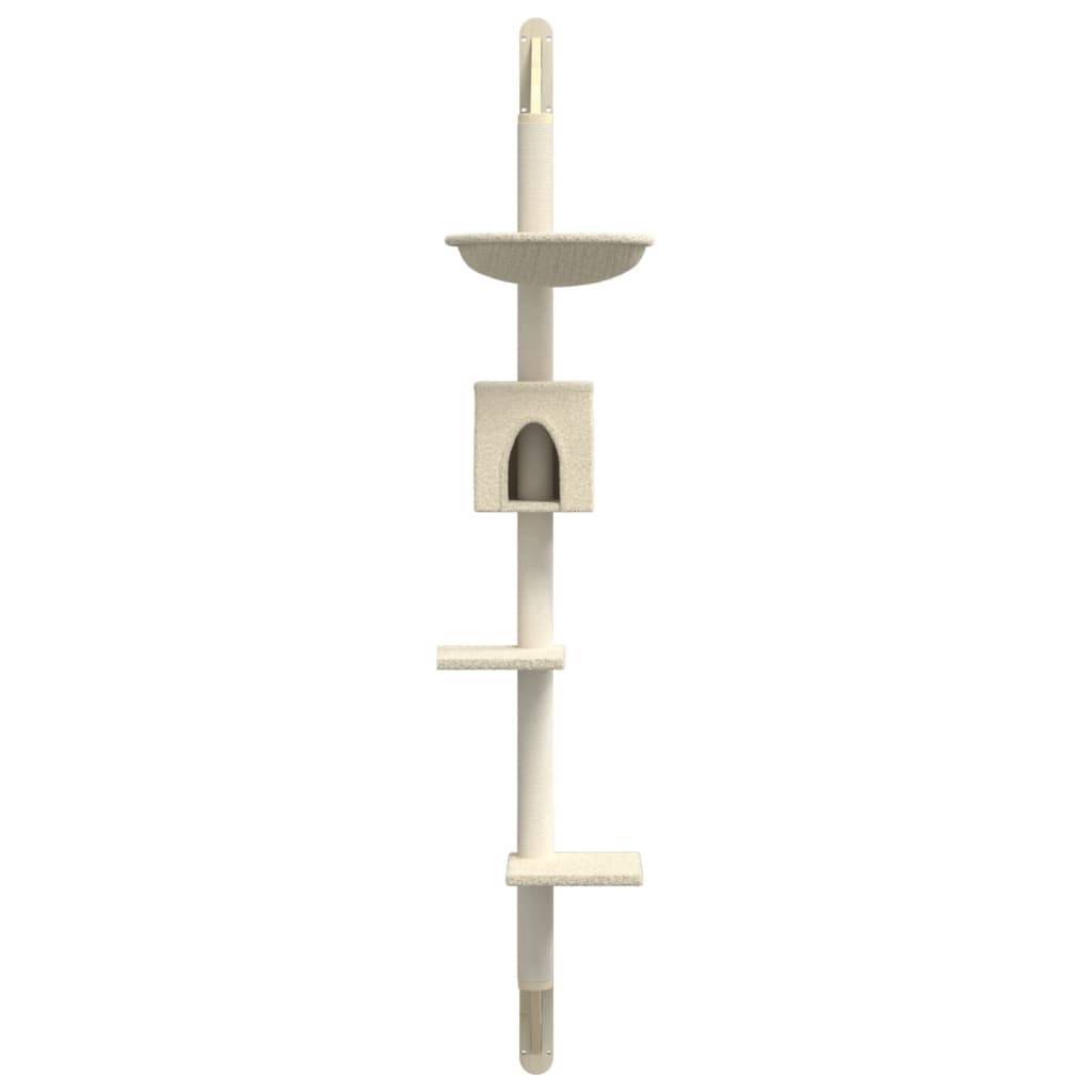 Vidaxl - Arbre à chat mural avec griffoir crème 187 cm vidaXL 172398 - Image 5