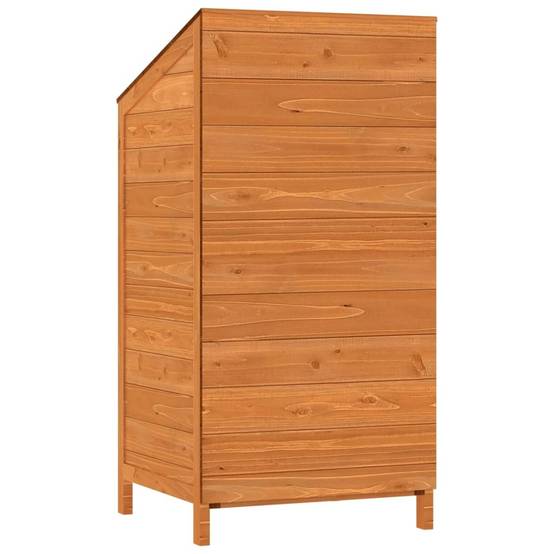 Abri de jardin 0.29m² - Cabane de jardin - Remise de jardin Marron 55x52x112 cm Bois de sapin solide MAISON CHIC - Image 6