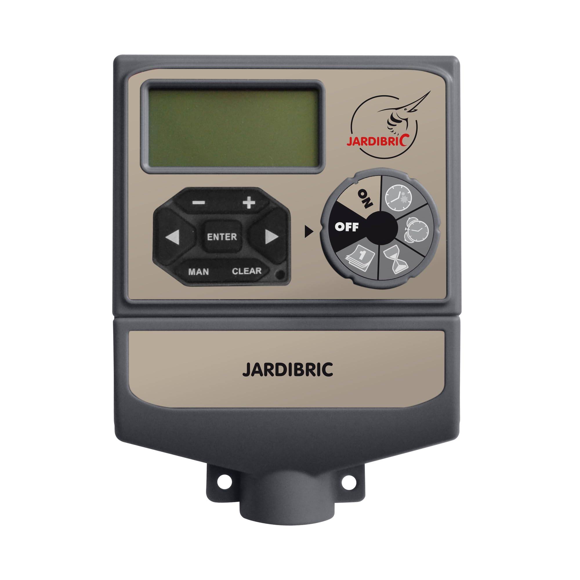 Jardibric - Jardibric - Programmateur Arrosage 9V 6 Voies - 2 Programmes Indépendants Multi-Zones Électrovanne - Imagen 1