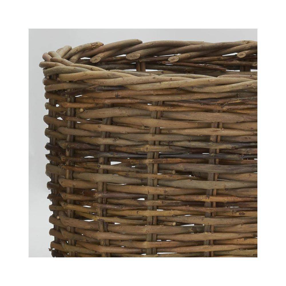 Aubry Gaspard - Cache-pots en osier brut (lot de 3) - Imagen 2