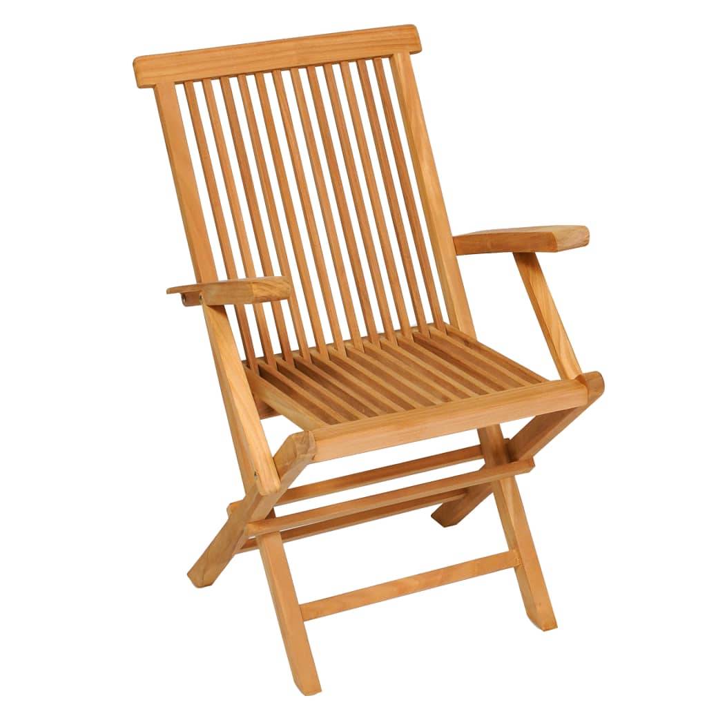 Salon de jardin meuble d'extérieur ensemble de mobilier 5 pièces bois de teck massif - Image 8