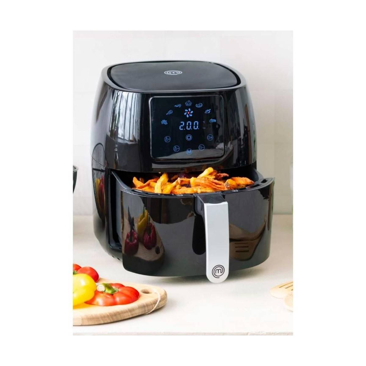 Friteuse à air chaud Masterchef numérique 4,5 L sans huile 1400W 80 - 200°C Minuterie - Image 2