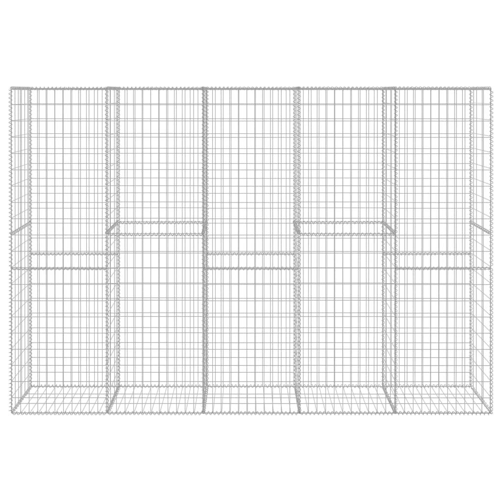 Mur en gabion acier galvanisé 300 x 50 x 200 cm - PANGIVO - Image 3