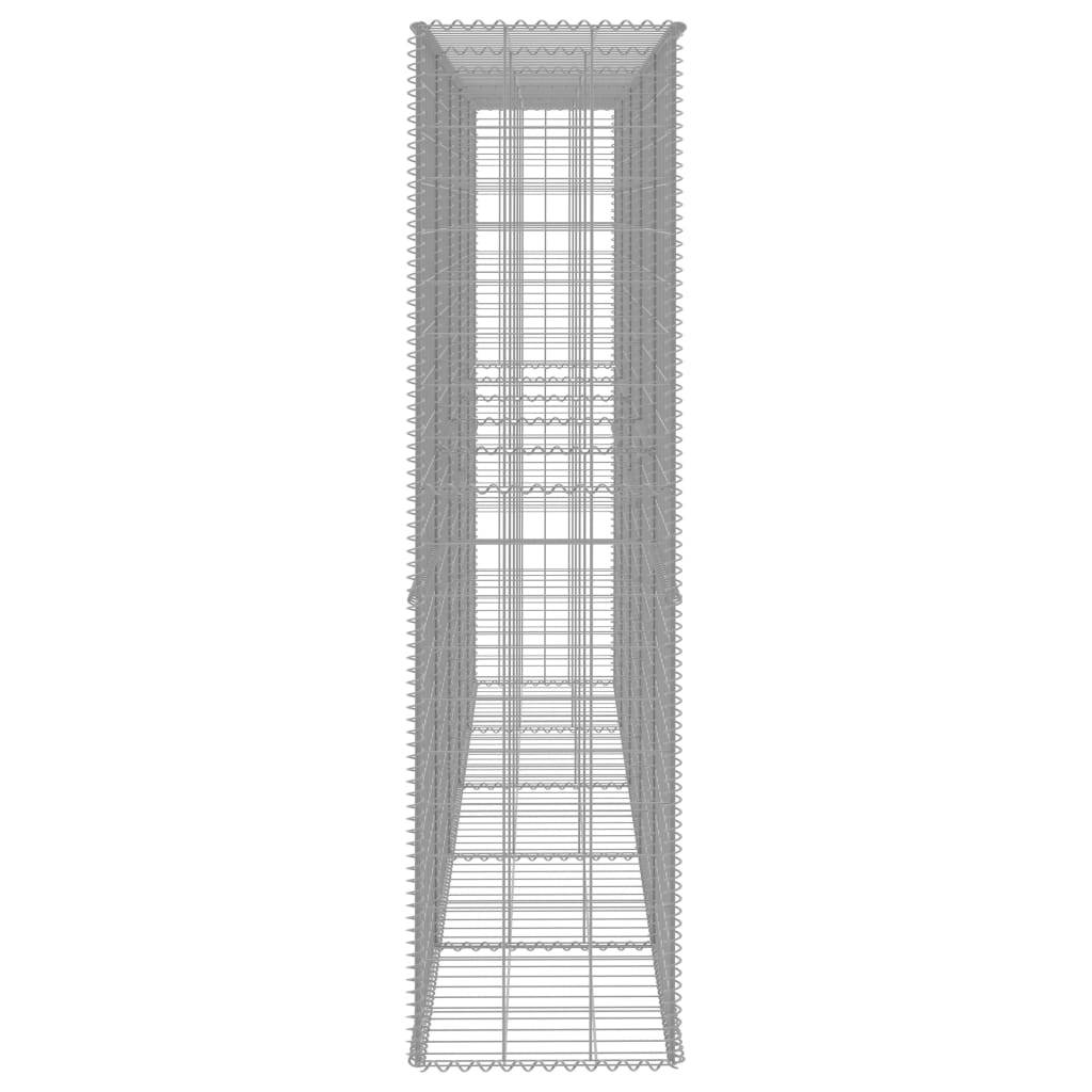Mur en gabion acier galvanisé 300 x 50 x 200 cm - PANGIVO - Image 4